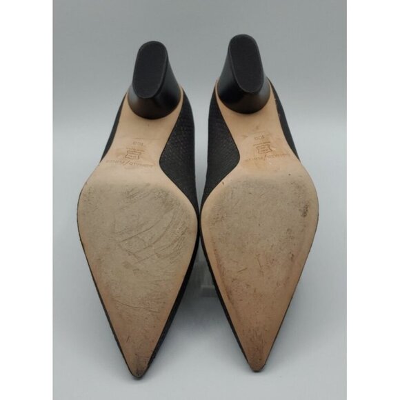 DONALD J PLINER  GEM Gray Snakeskin Pumps ITALY 10M Heels - Picture 11 of 11